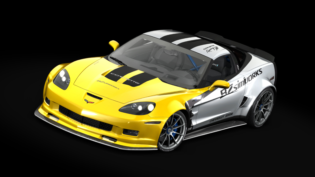 Chevrolet Corvette ZR1 Tuned, skin bz_racing_yellow