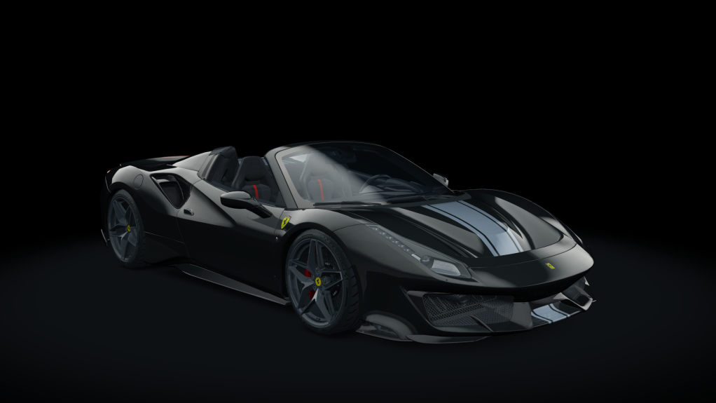 Ferrari 488 Pista Spider, skin 04_nero_ws