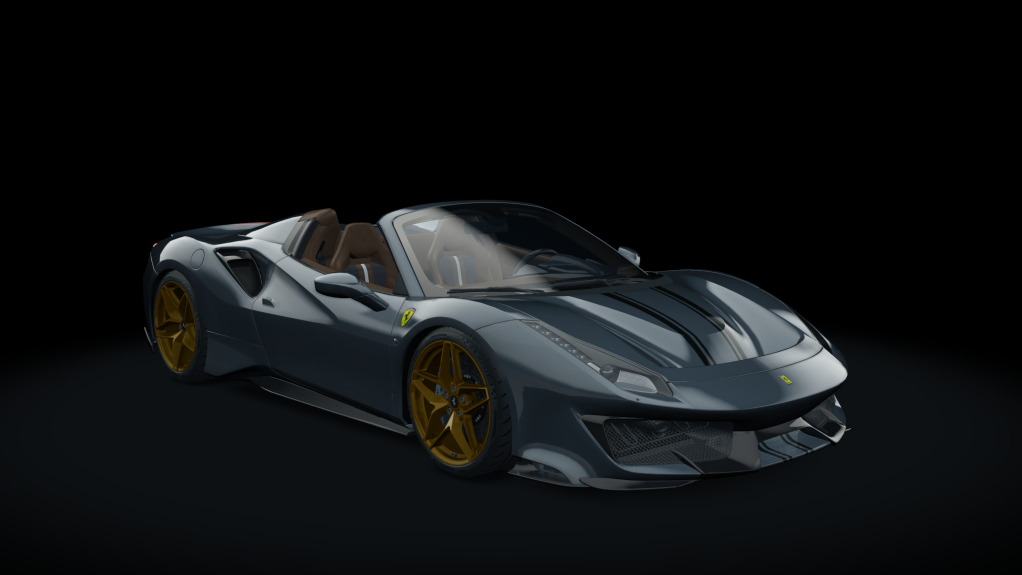 Ferrari 488 Pista Spider, skin 15_grigio_silverstone_ds