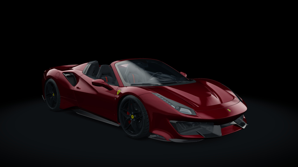 Ferrari 488 Pista Spider, skin 17_rosso_monza