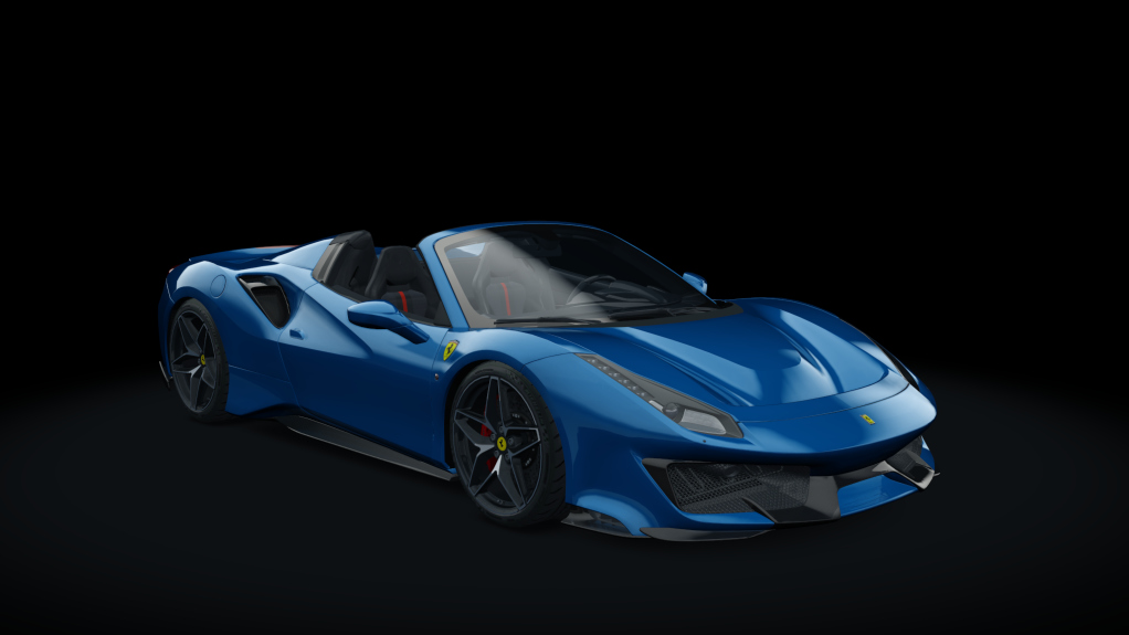 Ferrari 488 Pista Spider, skin 20_blu_corsa