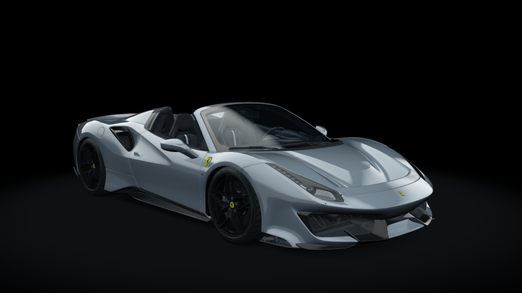 Ferrari 488 Pista Spider, skin 21_argento_nurburgring