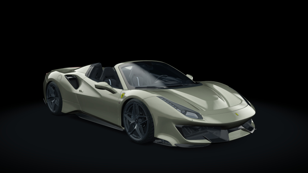 Ferrari 488 Pista Spider, skin 25_grigio_ingrid