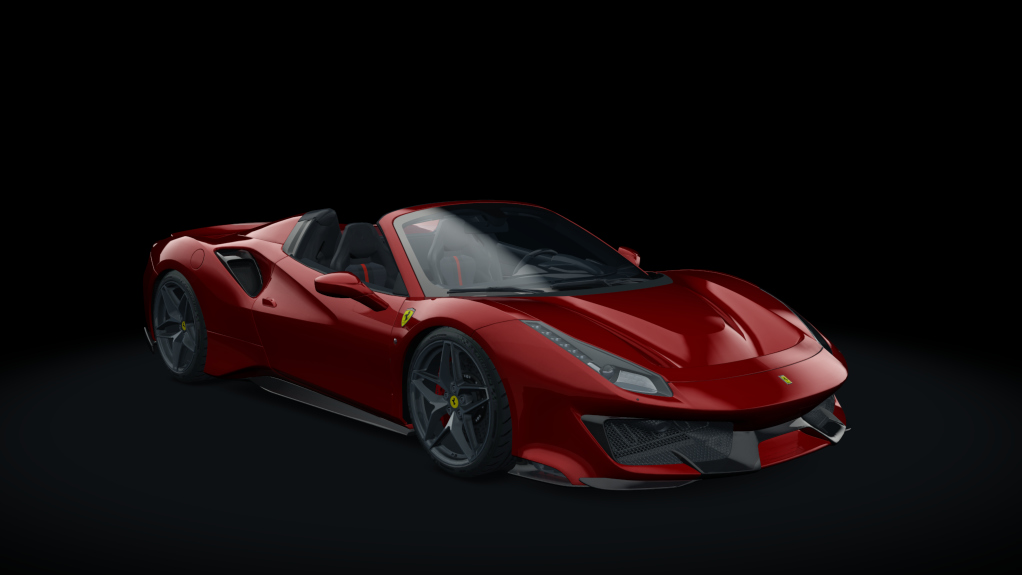 Ferrari 488 Pista Spider, skin 27_rosso_fuoco