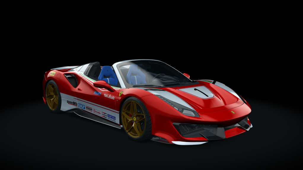 Ferrari 488 Pista Spider, skin 33_niki_lauda