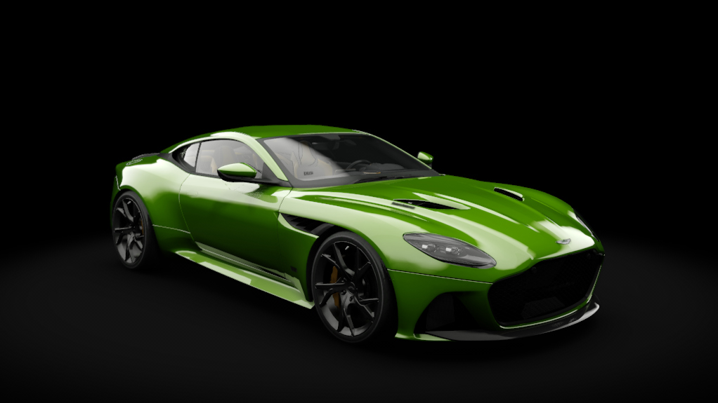 Aston Martin DBS Superleggera, skin bright_green