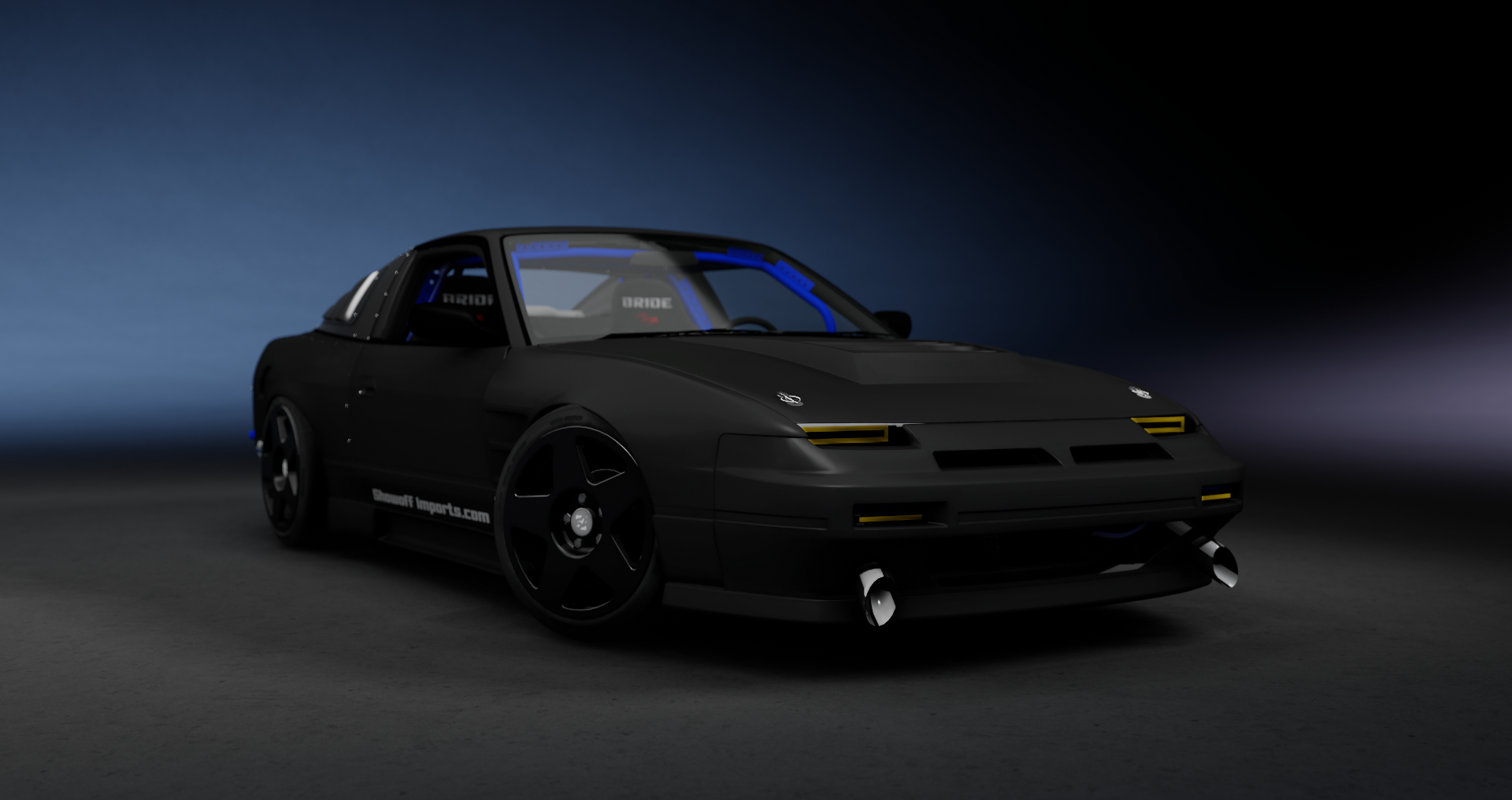 CW 240sx V8, skin Matte Black