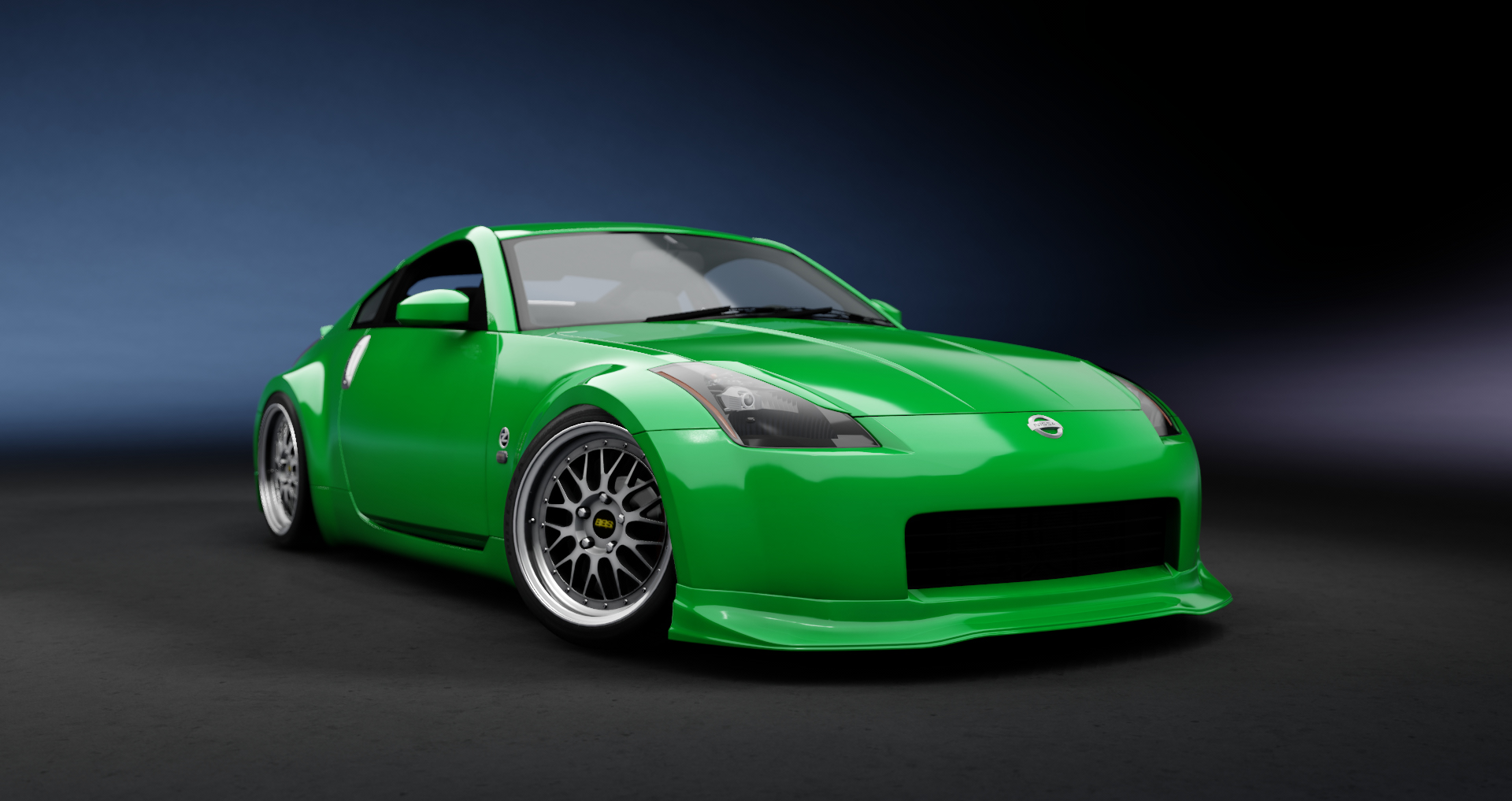CW 350Z VQ35HR, skin Metallic Green