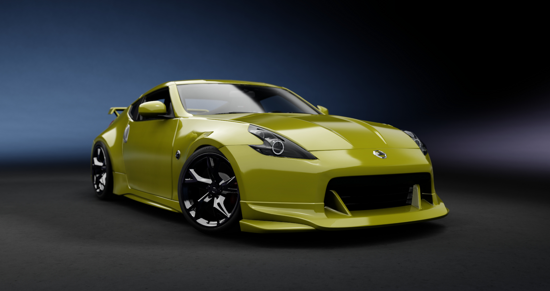 CW 370Z Nismo VQ37VHR, skin Sulfur Yellow