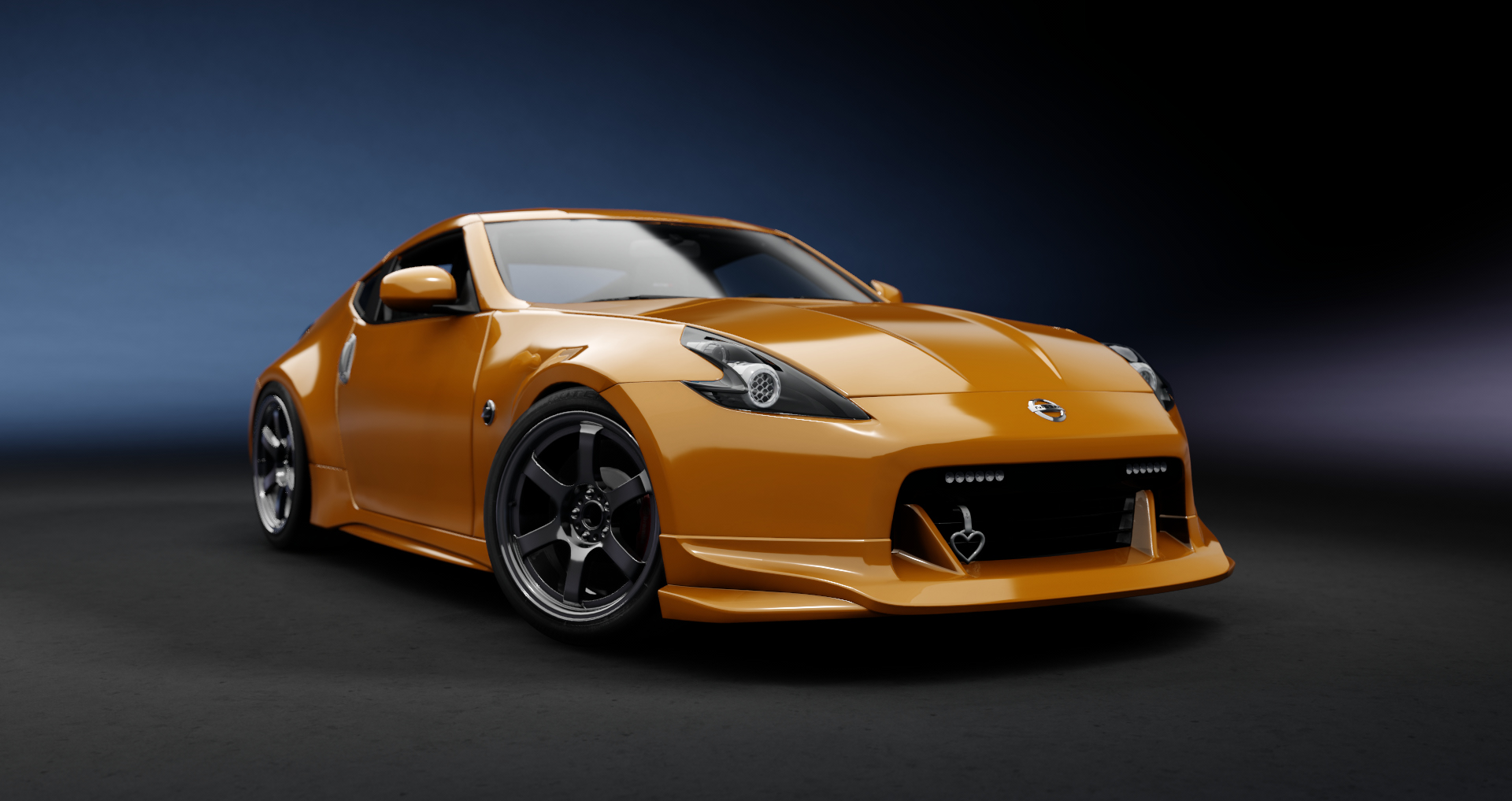 CW 370Z VQ37VHR, skin Solar Orange