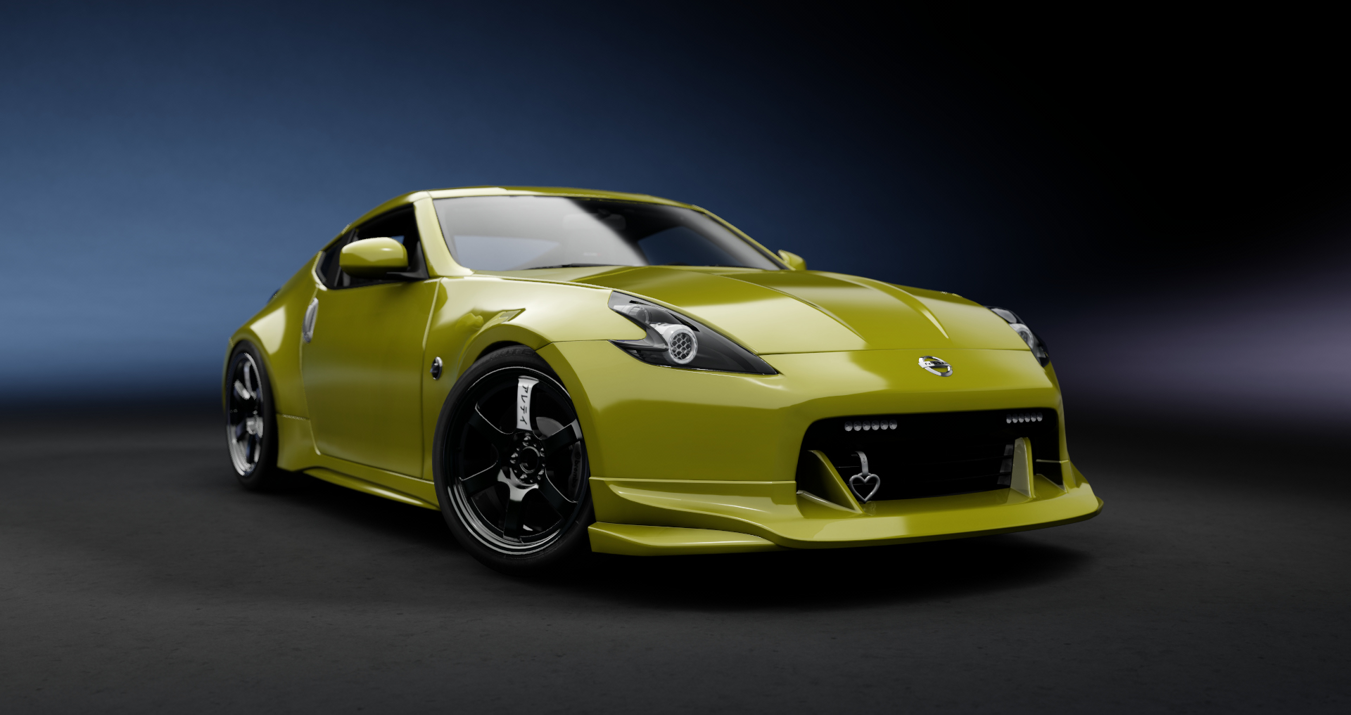 CW 370Z VQ37VHR, skin Sulfur Yellow