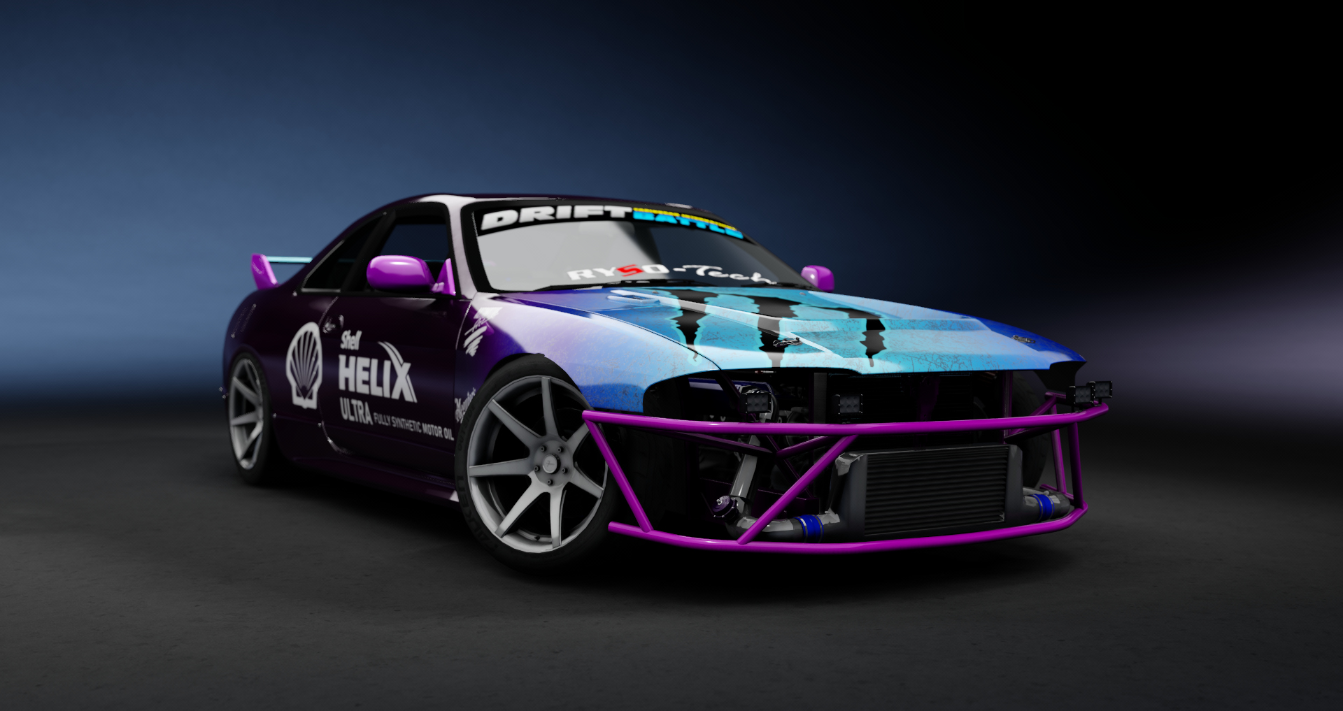 CW R33 RB25DET, skin Shell Helix