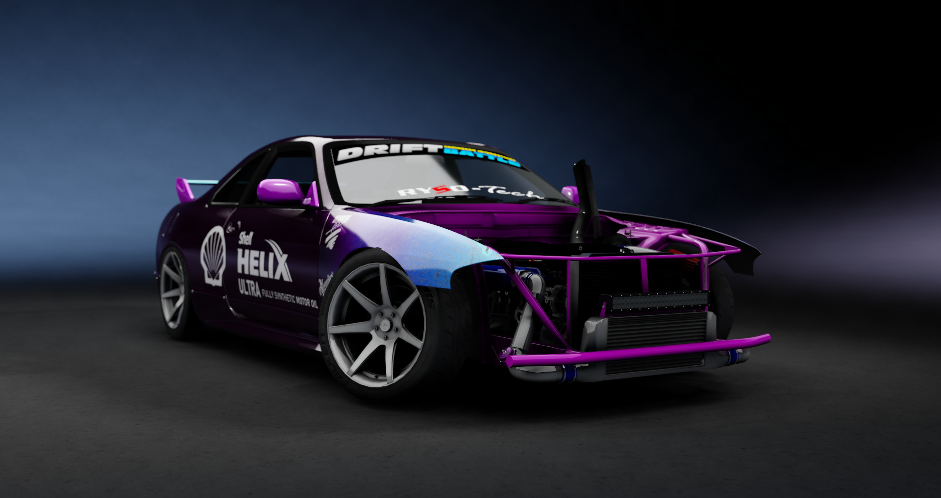 CW R33 RB25DET II, skin Shell Helix