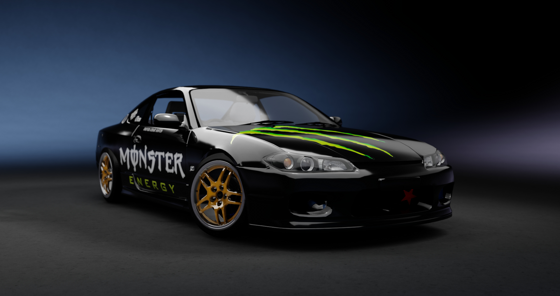 CW S15 2JZ-GTE, skin Monster Energy