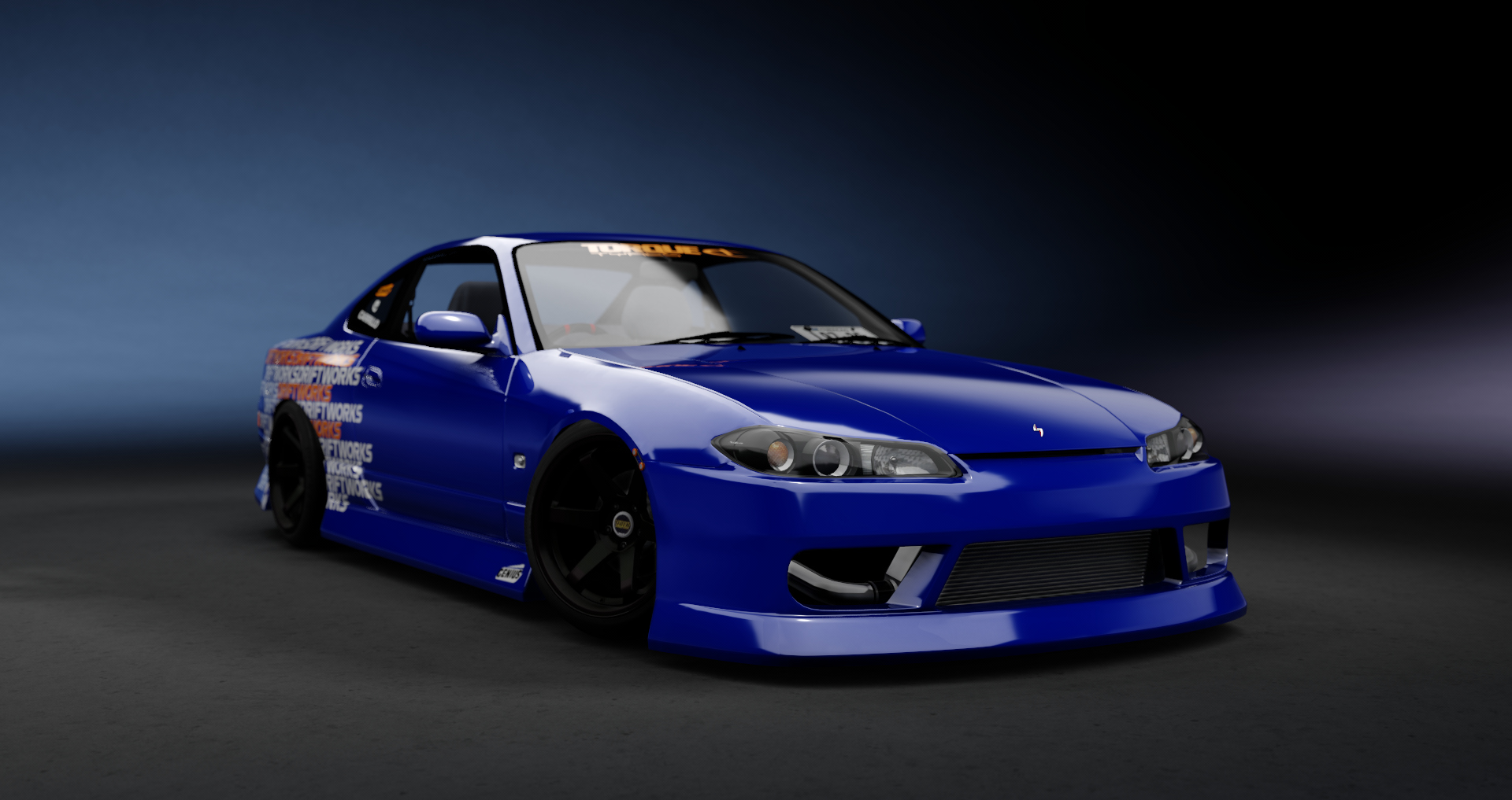 CW S15 SR23DET, skin DRIFTWORKS black