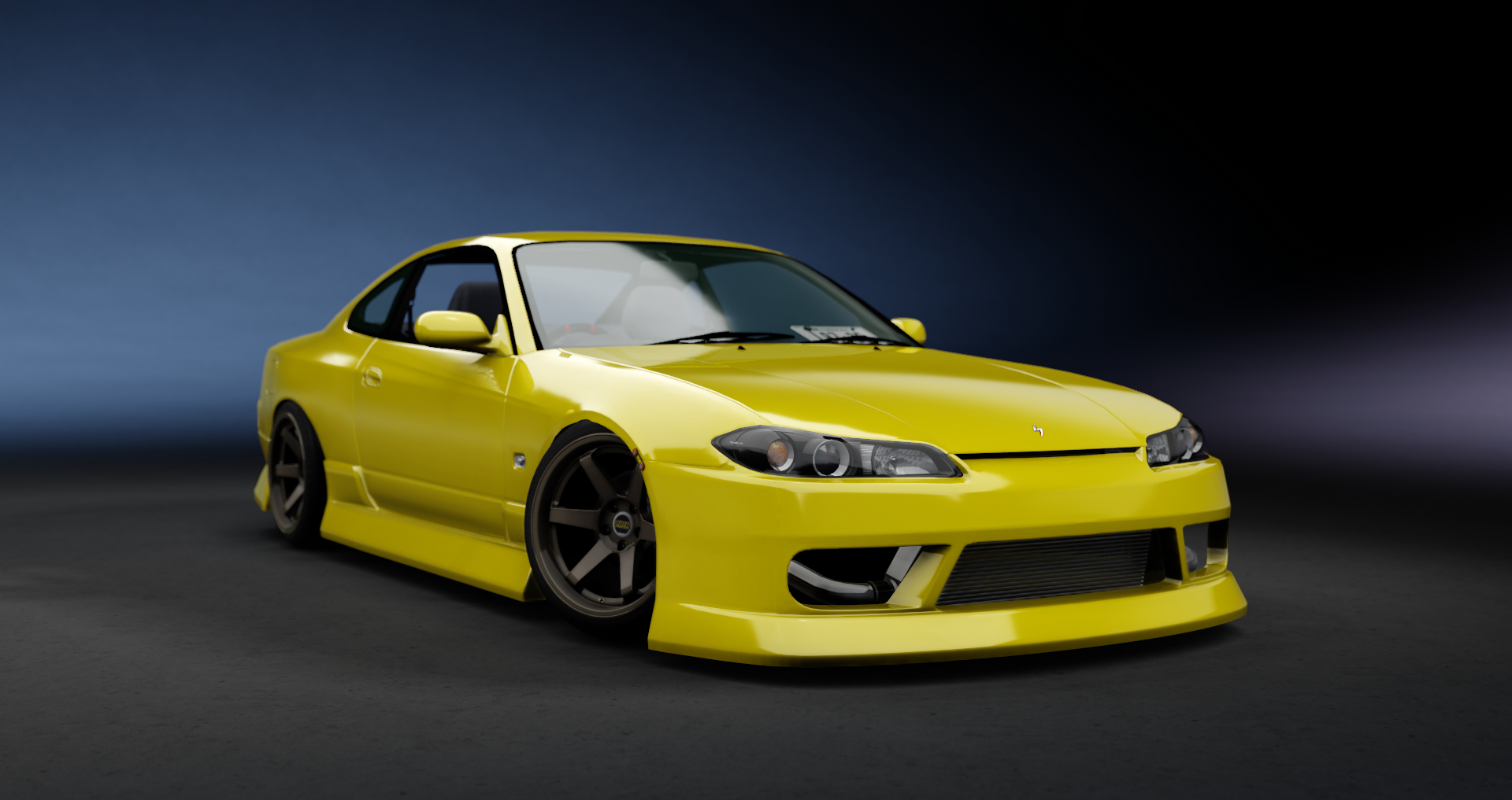 CW S15 SR23DET, skin Lightning Yellow
