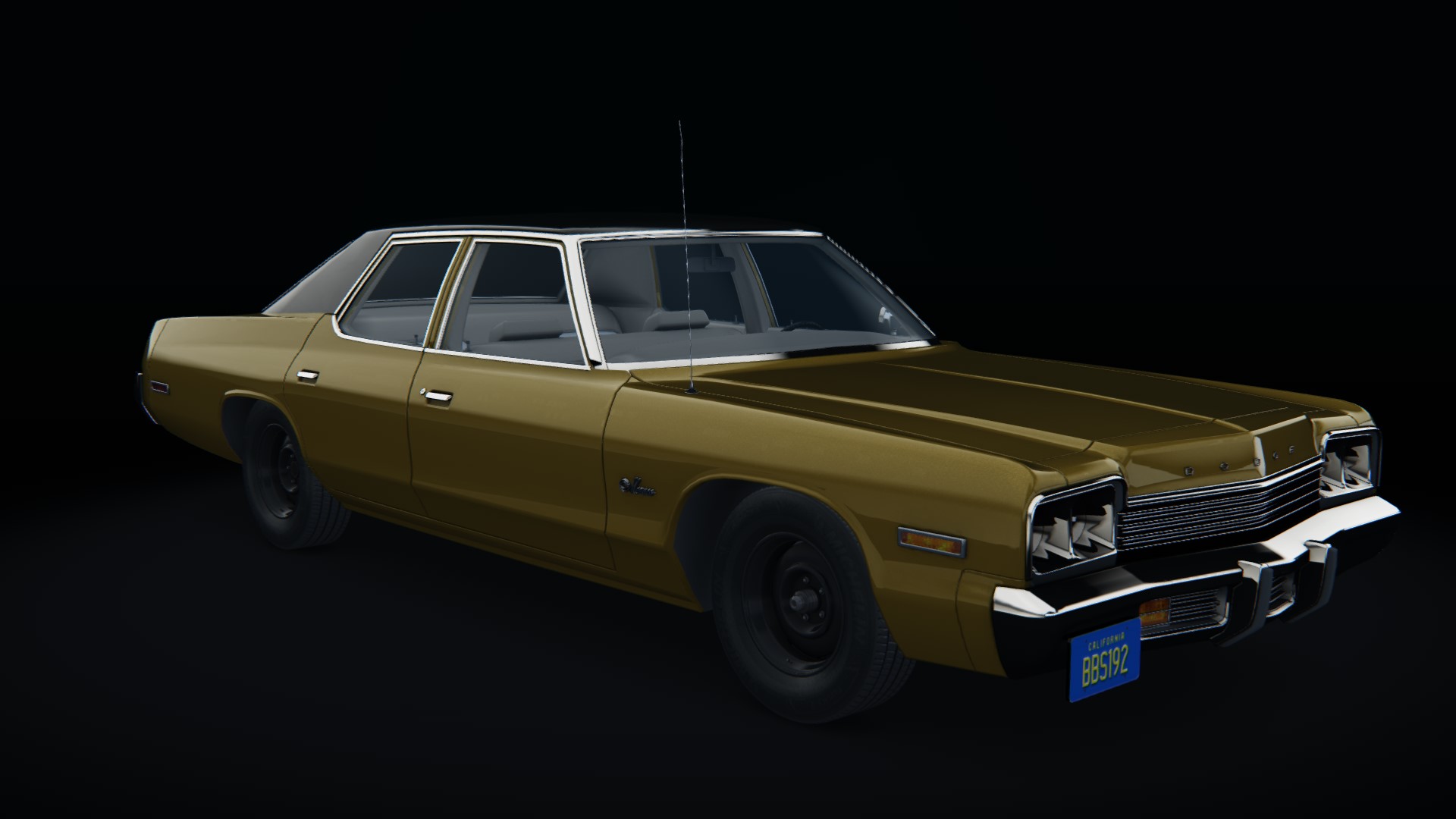 Dodge Monaco, skin y6_gold_metallic