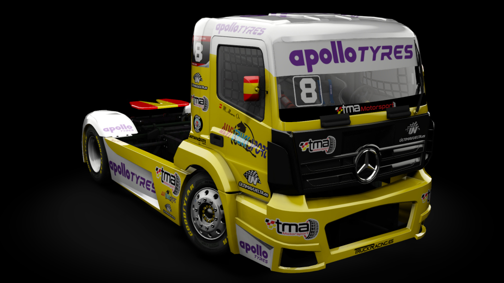 Mercedes Actros ETRC, skin EDRCII_8_MA