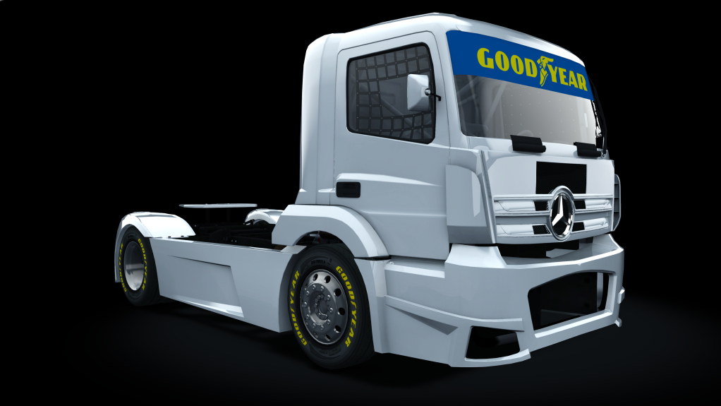 Mercedes Actros ETRC, skin template