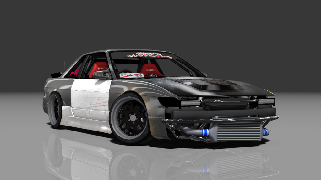 Ziptie-Gang Nissan Silvia S13 Missile, skin missile_scuffs