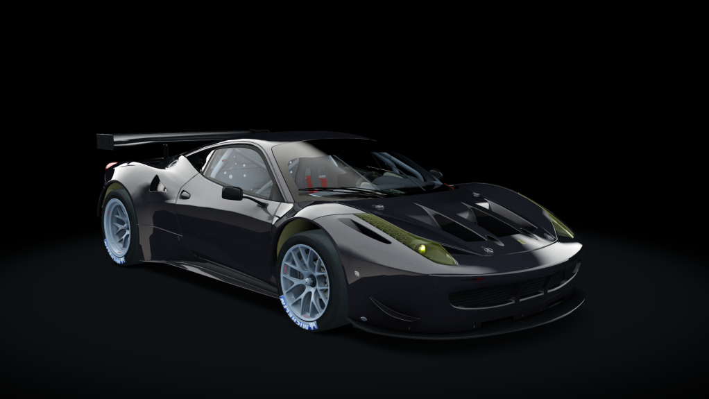 Ferrari 458 GT2, skin WT_Full_Carbon