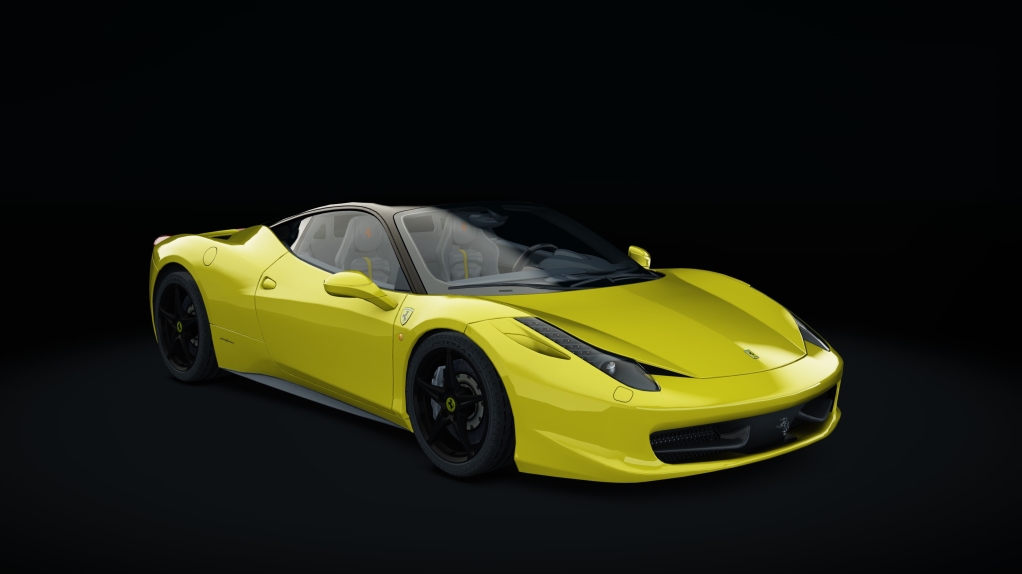 Ferrari 458 Italia Stage 3, skin 05_giallo_modena_dark_top