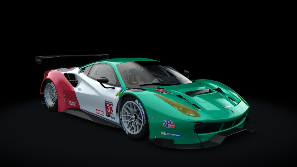 Ferrari 488 GTE, skin 33_rjwylie_imsa_gtlm