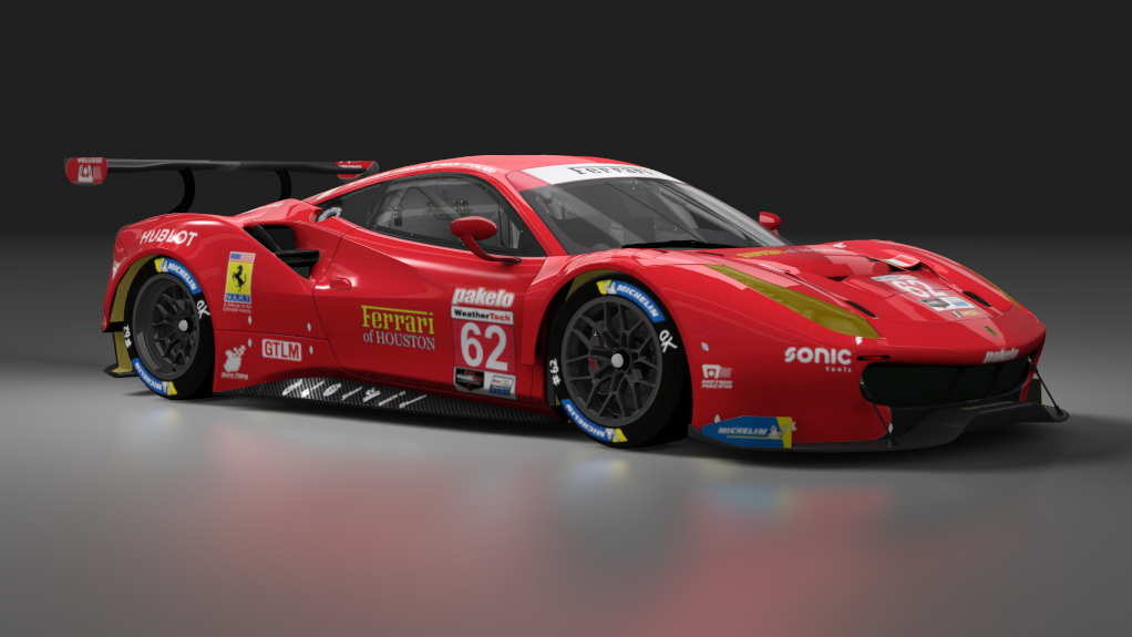 Ferrari 488 GTE, skin risi_competizione_2019