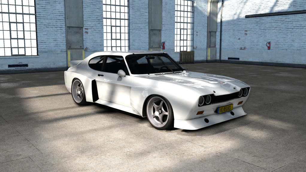 - a4 Ford Capri RS3100 Cosworth, skin white