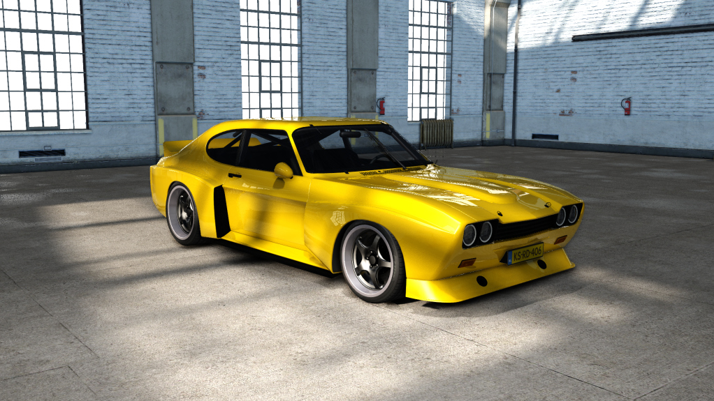 - a4 Ford Capri RS3100 Cosworth, skin yellow