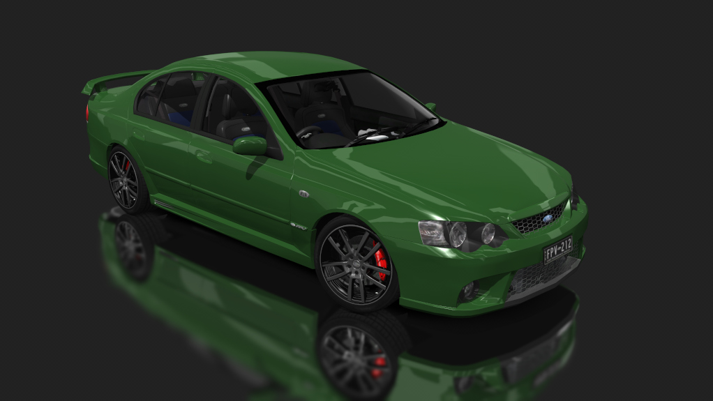 Ford FPV BA F6 Typhoon, skin green