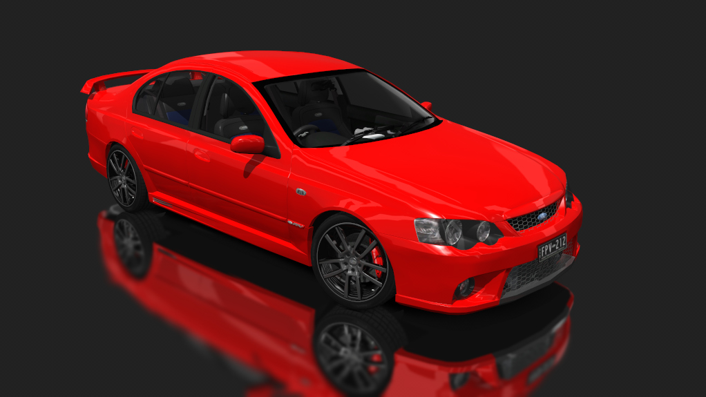 Ford FPV BA F6 Typhoon, skin red
