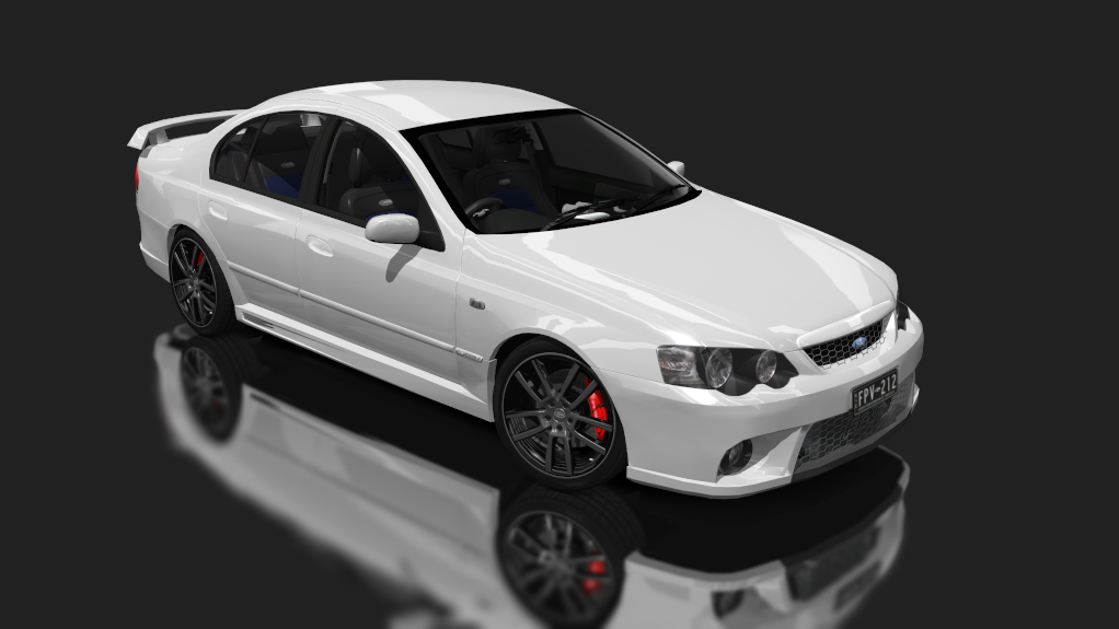 Ford FPV BA F6 Typhoon, skin white