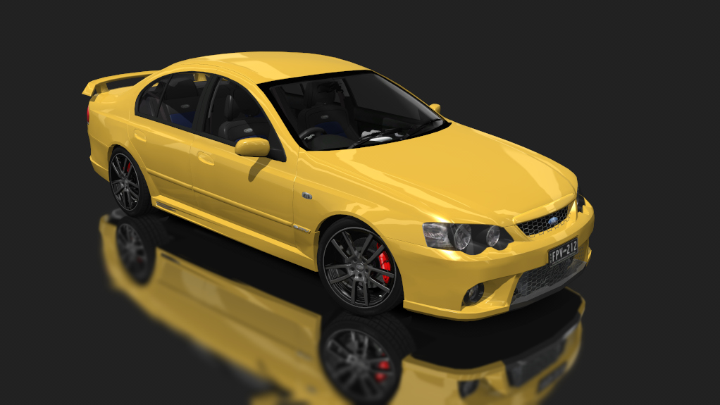 Ford FPV BA F6 Typhoon, skin yellow