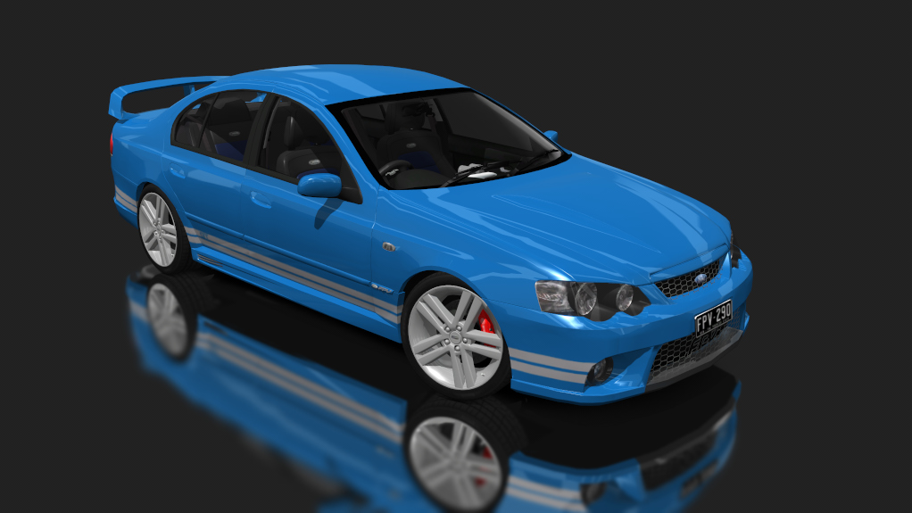 Ford FPV BA GT, skin blue_silver