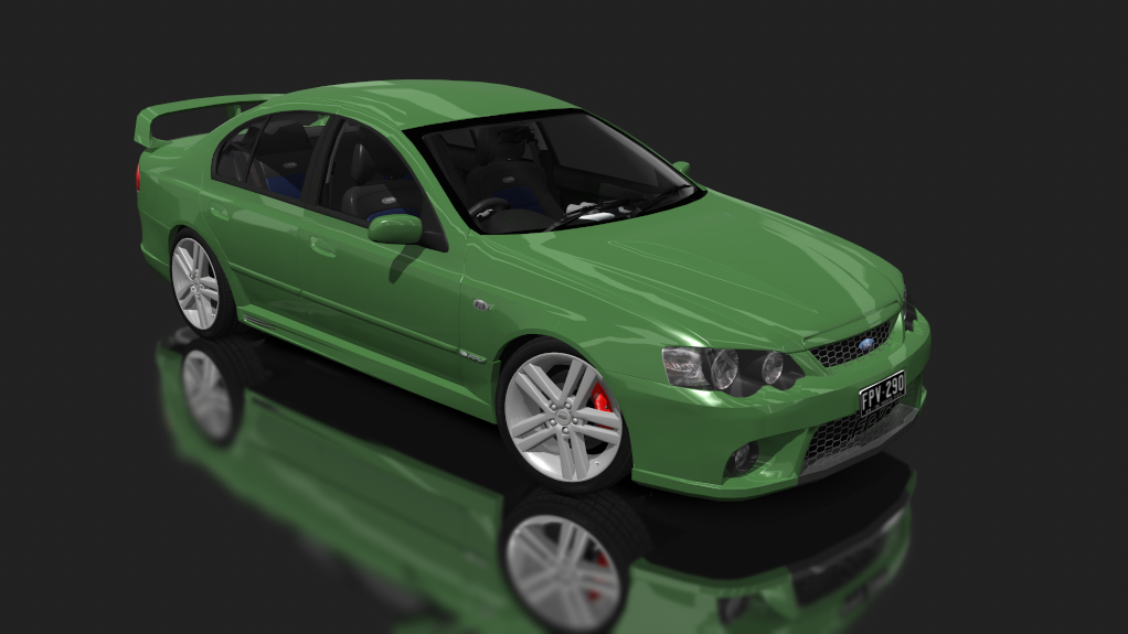 Ford FPV BA GT, skin green