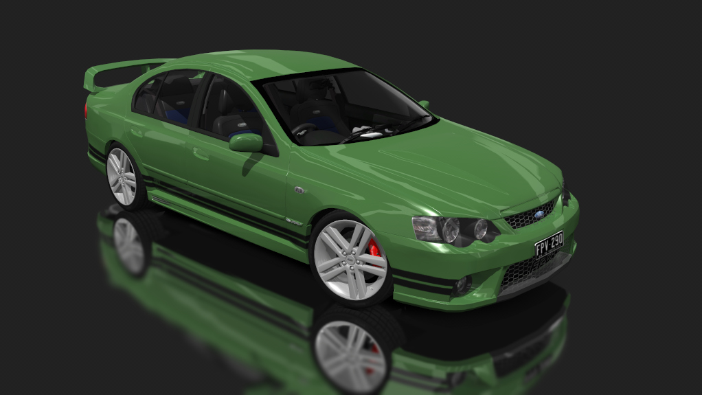 Ford FPV BA GT, skin green_black