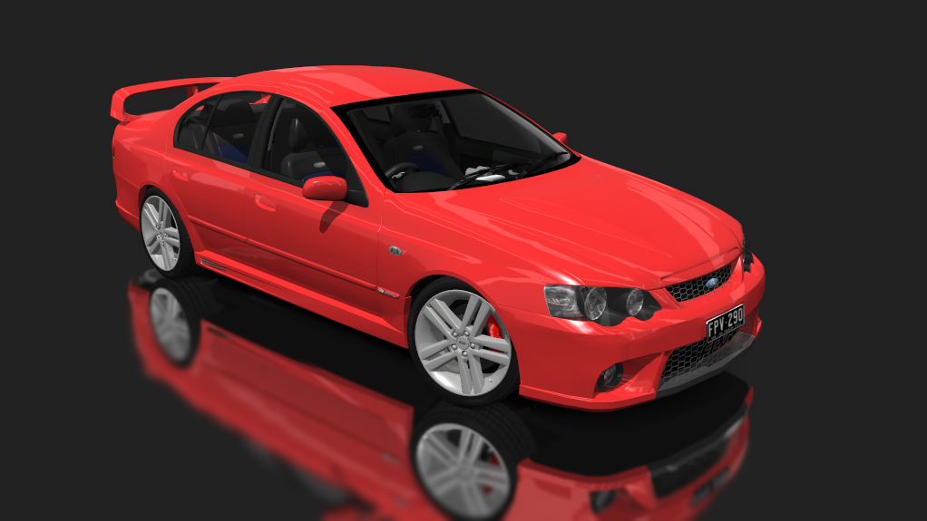 Ford FPV BA GT, skin red
