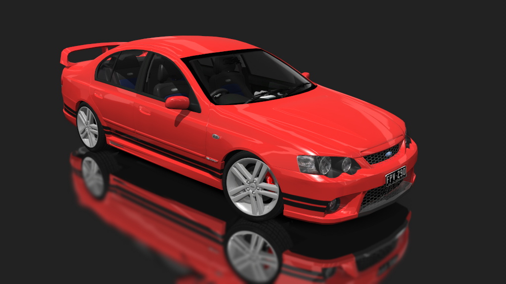 Ford FPV BA GT, skin red_black