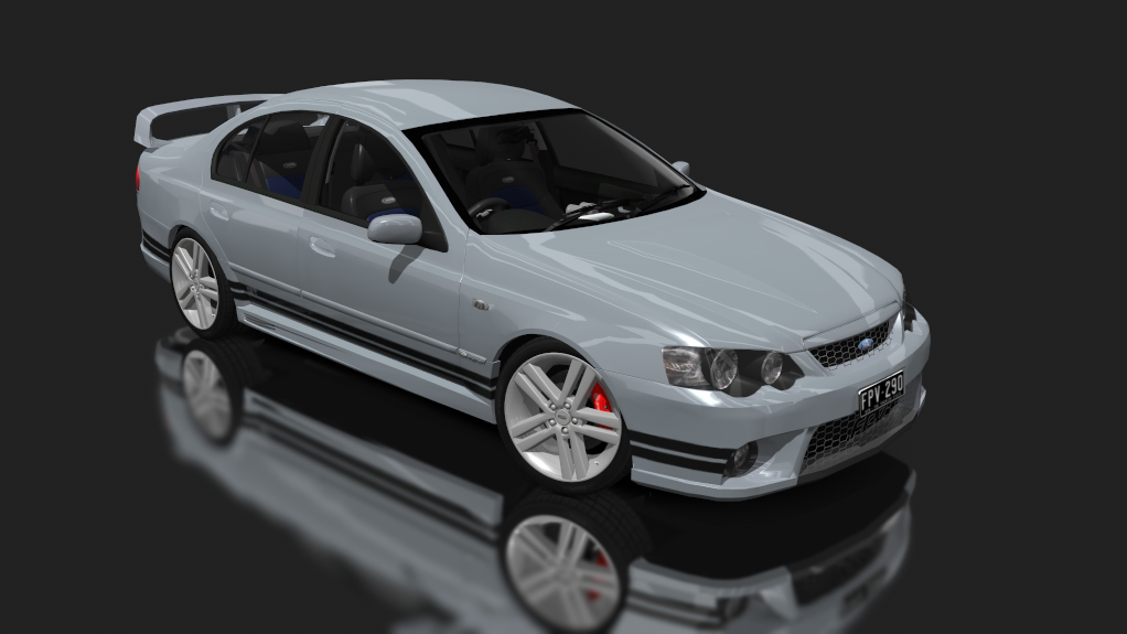 Ford FPV BA GT, skin silver_black