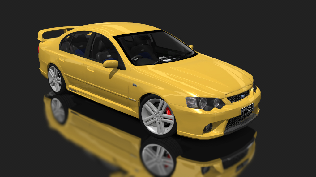 Ford FPV BA GT, skin yellow