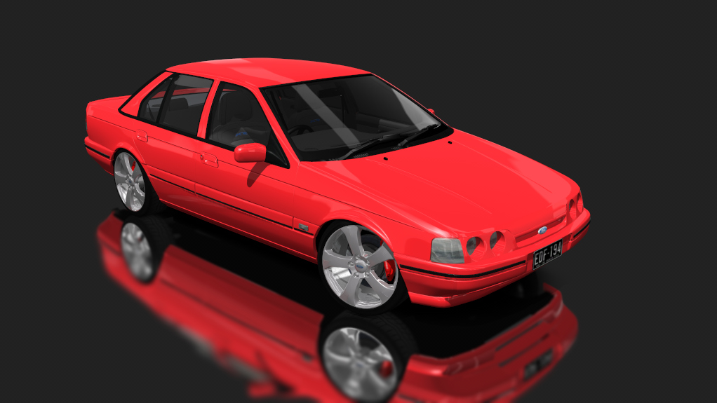Ford Falcon ED XR6 - Tuned, skin Red