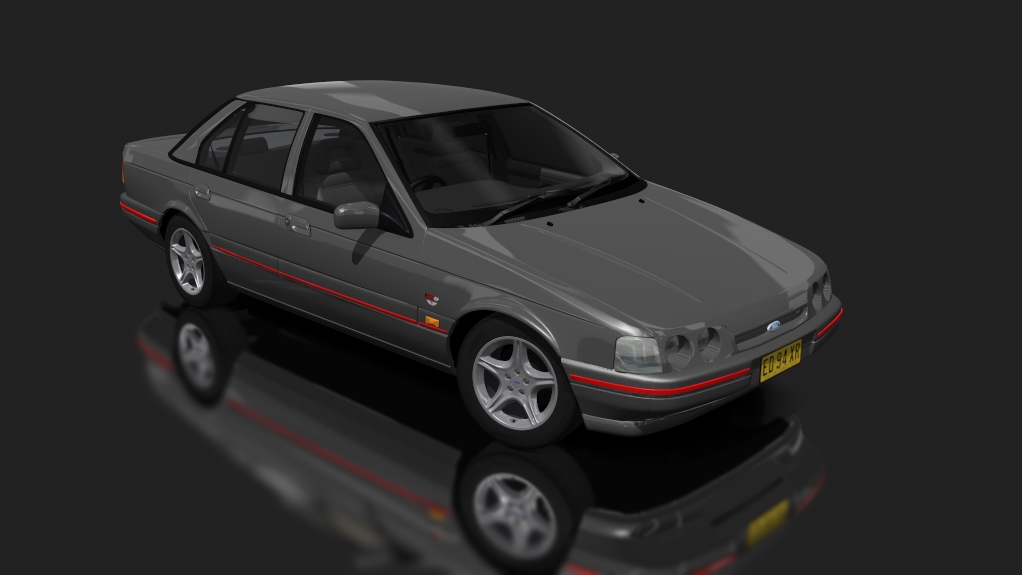 Ford Falcon ED XR8, skin Dark_Silver_metallic