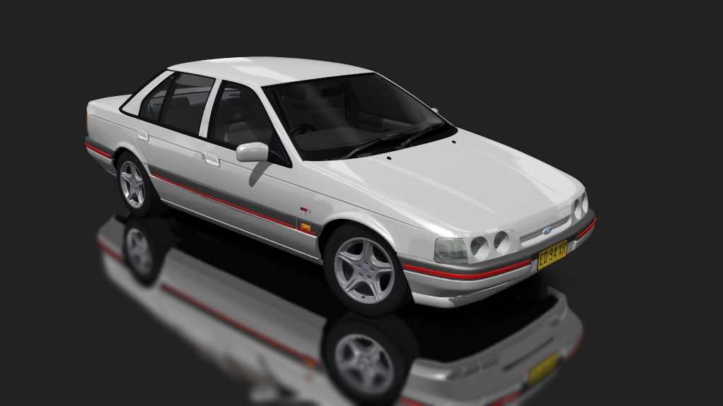 Ford Falcon ED XR8, skin Light_Silver_metallic
