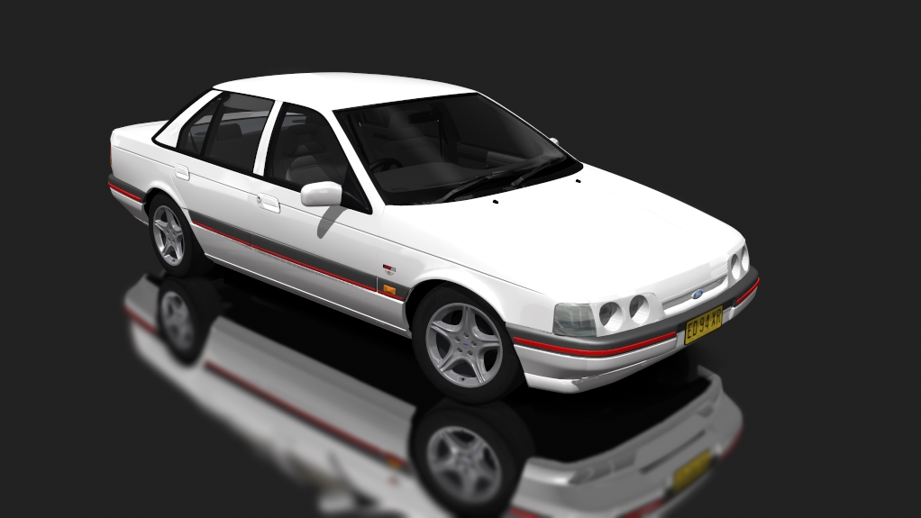 Ford Falcon ED XR8, skin White