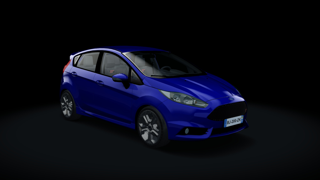 Ford Fiesta ST, skin 01_Spirit_Blue_Metallic