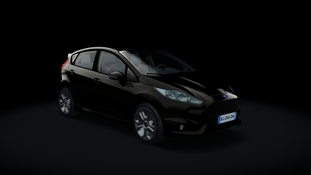 Ford Fiesta ST, skin 05_Shadow_Black_Metallic