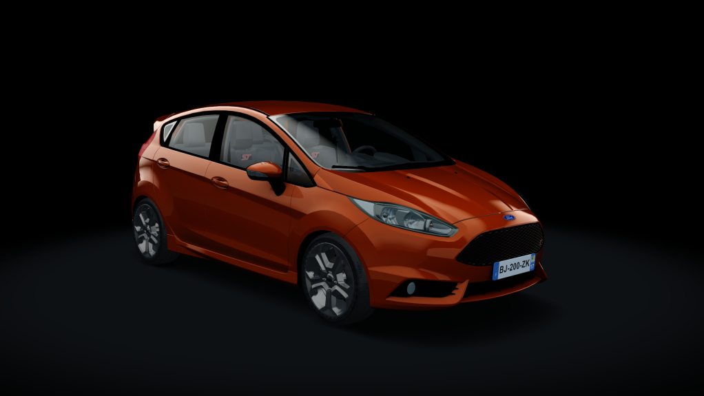 Ford Fiesta ST, skin 06_Molten_Orange_Metallic