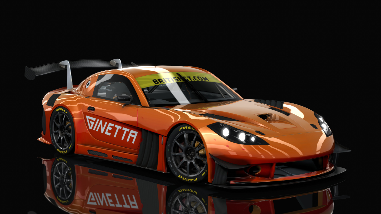 Ginetta G55 GT3 RHD, skin Orange