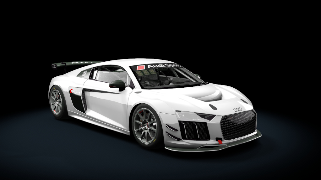 Audi R8 LMS GT4, skin white